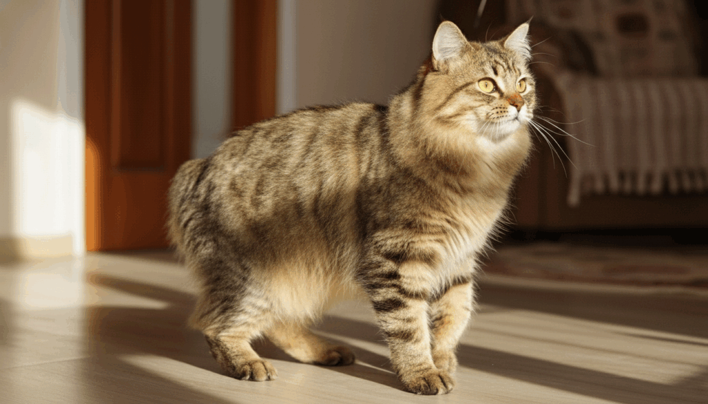 ちょっと毛の長いアメリカン・ボブテイル