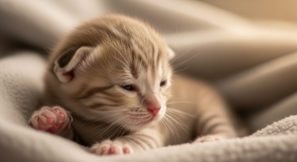 スコティッシュフォールドの子猫