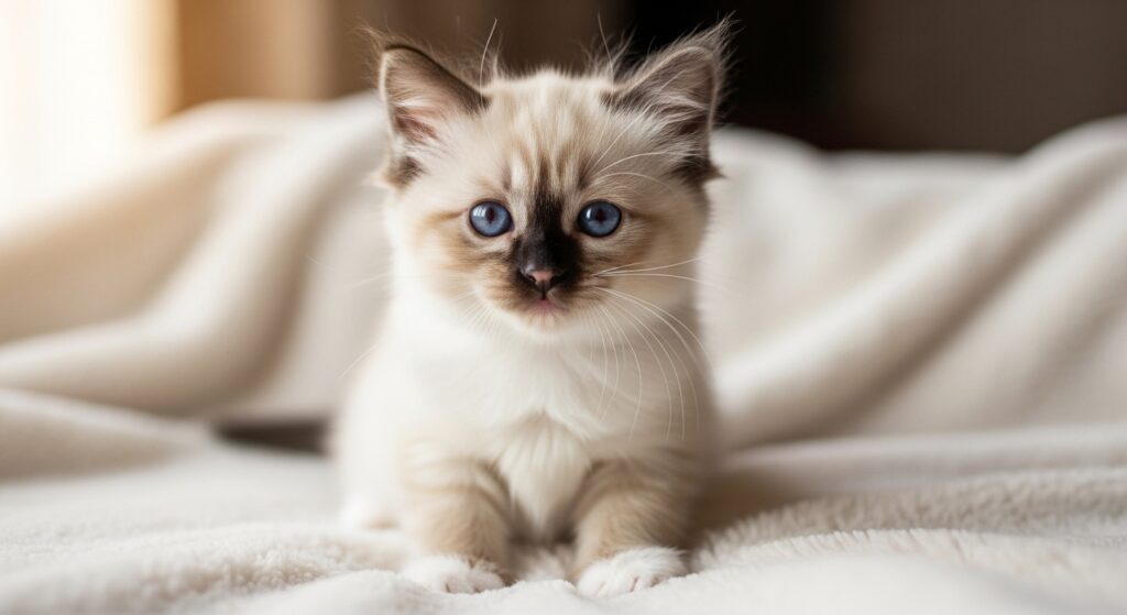 バーマンの子猫