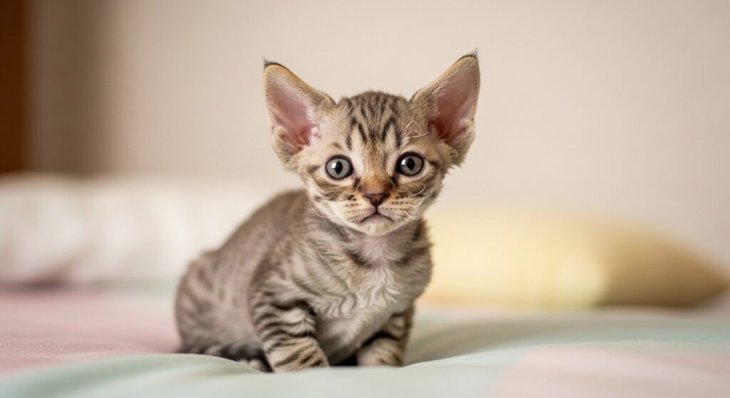 デボンレックスの子猫