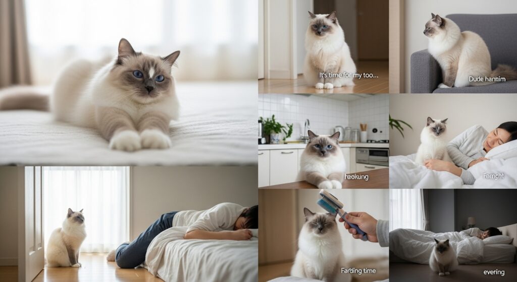 バーマン(ビルマの聖猫)と暮らす日常