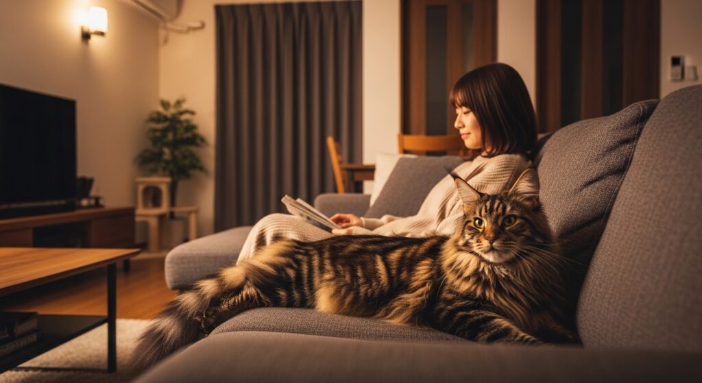 メインクーンと暮らす日常