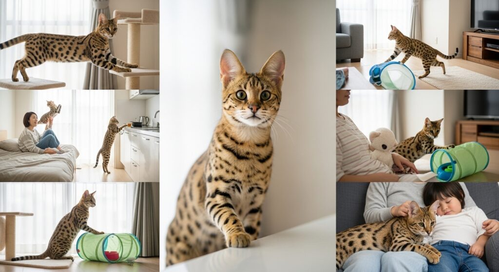 サバンナ（サバンナキャット）と暮らす日常