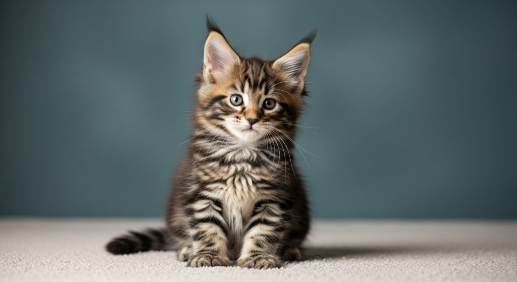 メインクーンの子猫