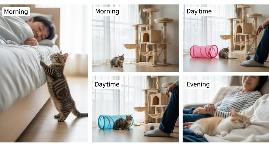 マンチカンと暮らす日常